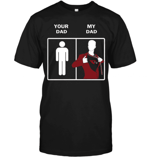 Arizona-Cardinals-Your-Dad-My-Dad-Unisex-T-Shirt-Kid-T-Shirt-LTS793 Arizona Cardinals Your Dad My Dad Unisex T-Shirt Kid T-Shirt LTS793