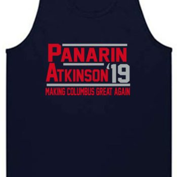 Artemi Panarin Cam Atkinson Columbus Blue Jackets 2019 Unisex Tank Top