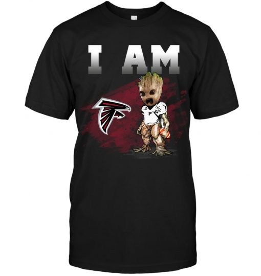 Atlanta-Falcons-I-Am-Groot-Unisex-T-Shirt-Kid-T-Shirt-LTS512 Atlanta Falcons I Am Groot Unisex T-Shirt Kid T-Shirt LTS512
