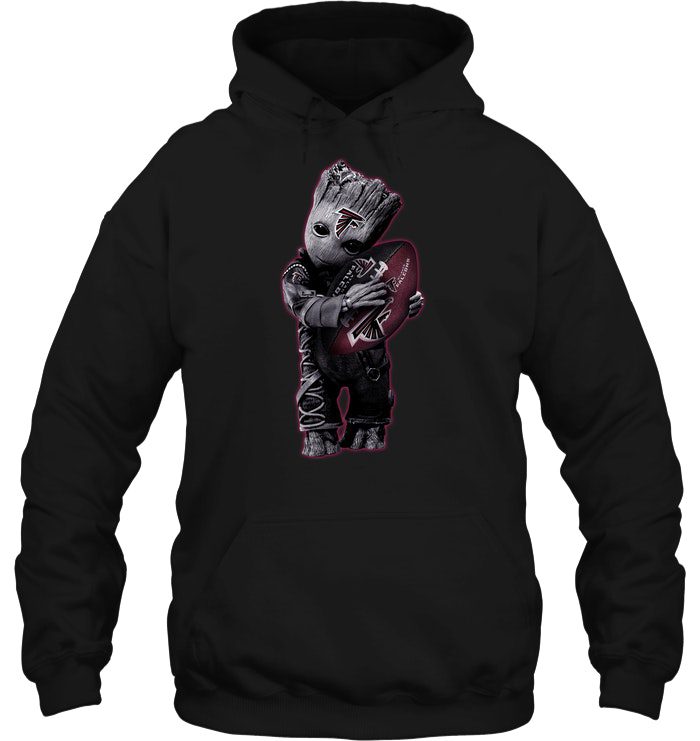 Baby-Groot-Hug-Atlanta-Falcons-Football-Unisex-T-Shirt-Kid-T-Shirt-LTS533 Baby Groot Hug Atlanta Falcons Football Unisex T-Shirt Kid T-Shirt LTS533