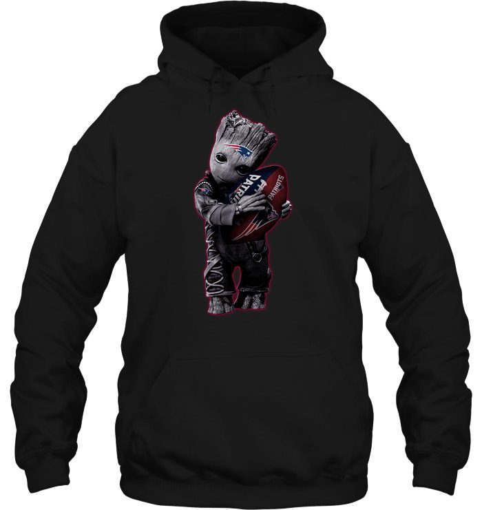 Baby-Groot-Hug-New-England-Patriots-Football-Unisex-T-Shirt-Kid-T-Shirt-LTS4276 Baby Groot Hug New England Patriots Football Unisex T-Shirt Kid T-Shirt LTS4276