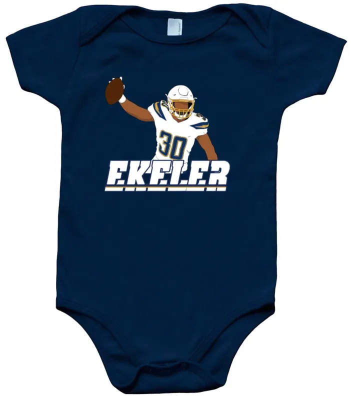 Baby-Onesie-Austin-Ekeler-Los-Angeles-Chargers-Pic-Creeper-Romper Baby Onesie Austin Ekeler Los Angeles Chargers Pic Creeper Romper