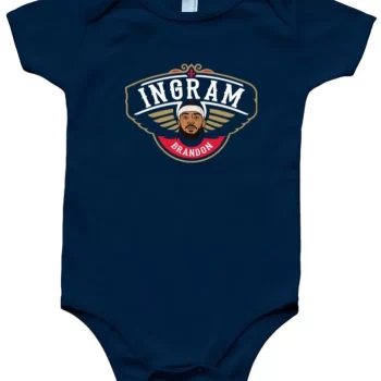 Baby Onesie Brandon Ingram New Orleans Pelicans Logo Creeper Romper