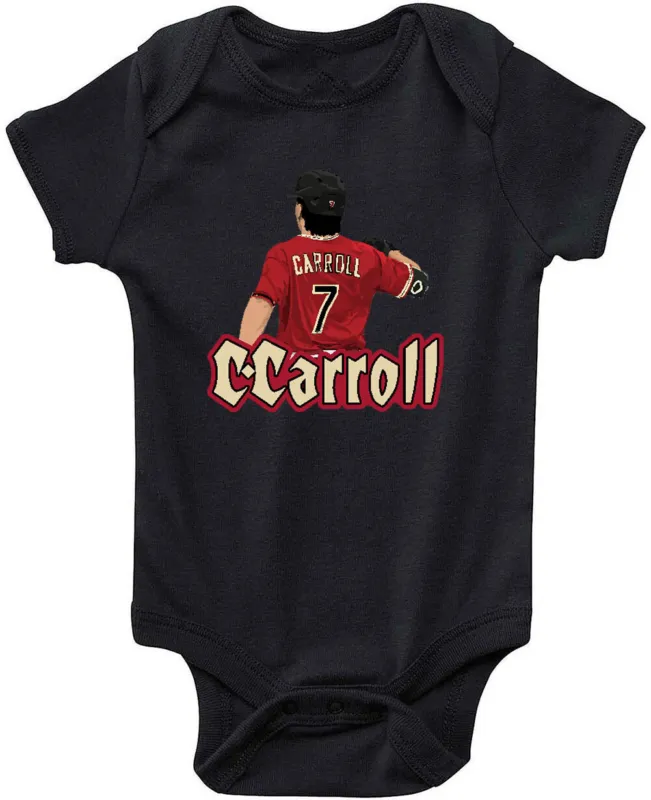 Baby-Onesie-Corbin-Carroll-Arizona-Diamondbacks-D-Backs-Pic-Creeper-Romper Baby Onesie Corbin Carroll Arizona Diamondbacks D Backs Pic Creeper Romper
