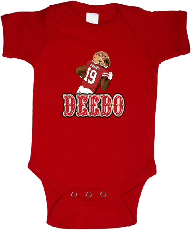 Baby-Onesie-Deebo-Samuel-San-Francisco-49Ers-Pic-Logo-Creeper-Romper Baby Onesie Deebo Samuel San Francisco 49Ers Pic Logo Creeper Romper