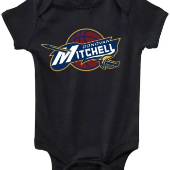 Baby Onesie Donovan Mitchell Cleveland Cavaliers Cavs Logo Creeper Romper