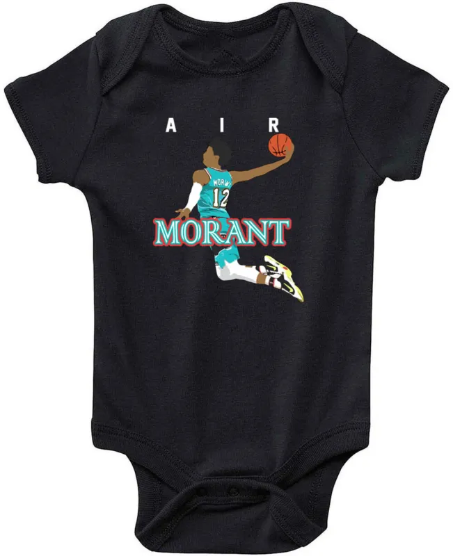 Baby-Onesie-Ja-Morant-Memphis-Grizzlies-Air-Creeper-Romper Baby Onesie Ja Morant Memphis Grizzlies Air Creeper Romper