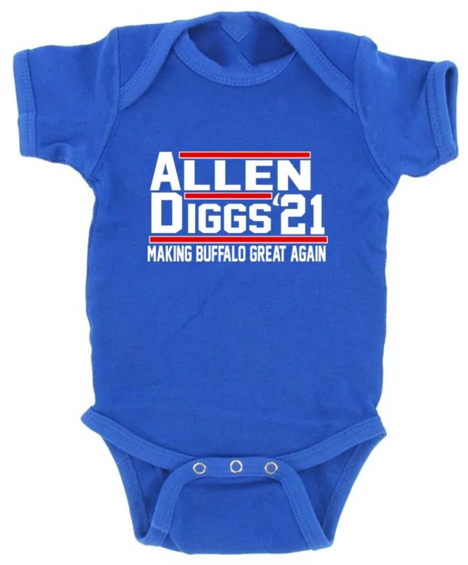 Baby-Onesie-Josh-Allen-Stefon-Diggs-Buffalo-Bills-2021-Mafia-Creeper-Romper Baby Onesie Josh Allen Stefon Diggs Buffalo Bills 2021 Mafia Creeper Romper