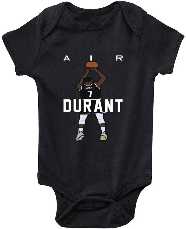 Baby-Onesie-Kevin-Durant-New-Jersey-Brooklyn-Nets-Air-Creeper-Romper Baby Onesie Kevin Durant New Jersey Brooklyn Nets "Air" Creeper Romper