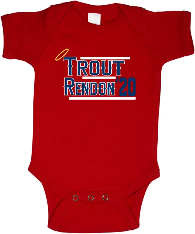 Baby-Onesie-Mike-Trout-Anthony-Rendon-Los-Angeles-Angels-2020-Creeper-Romper Baby Onesie Mike Trout Anthony Rendon Los Angeles Angels 2020 Creeper Romper