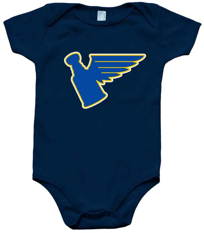 Baby-Onesie-Navy-St.-Louis-Blues-Stanley-Cup-Champions-Logo-Creeper-Romper Baby Onesie Navy St. Louis Blues Stanley Cup Champions Logo Creeper Romper