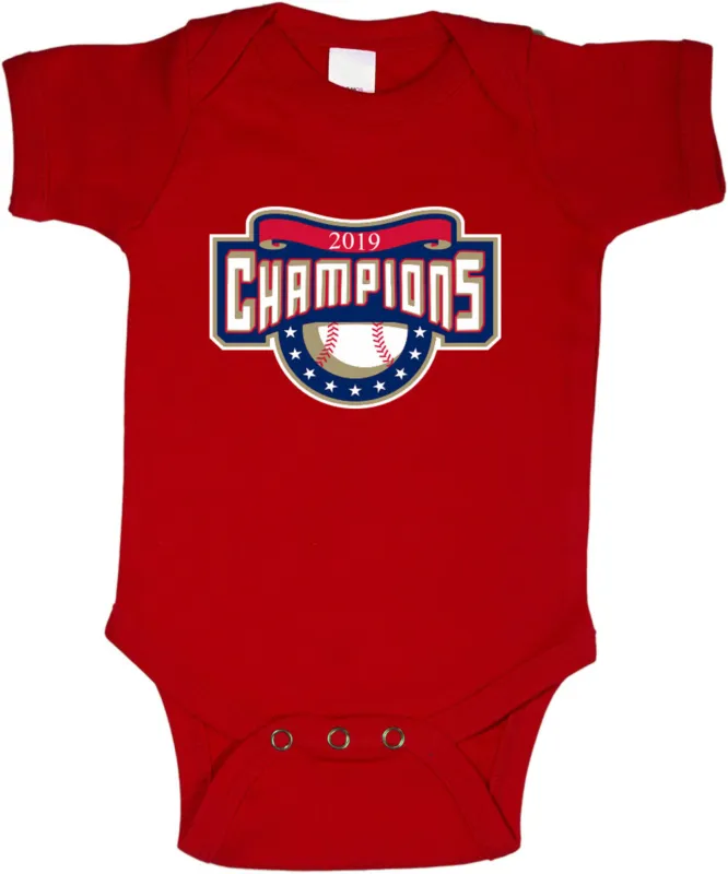 Baby-Onesie-Red-Washington-Nationals-2019-World-Series-Champions-Creeper-Romper Baby Onesie Red Washington Nationals 2019 World Series Champions Creeper Romper