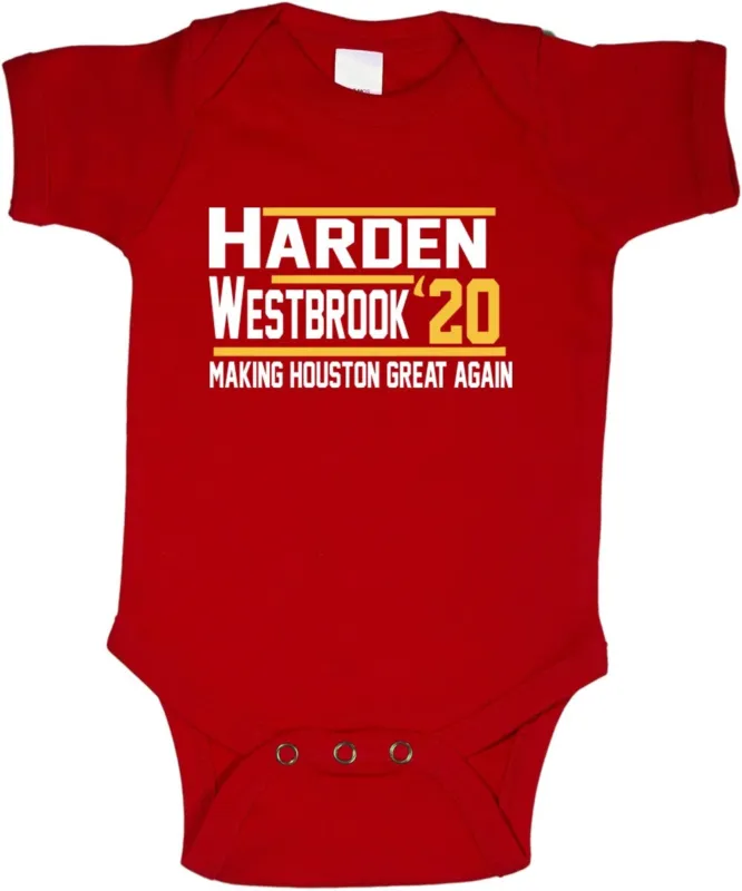 Baby-Onesie-Russell-Westbrook-James-Harden-Houston-Rockets-2020-Creeper-Romper Baby Onesie Russell Westbrook James Harden Houston Rockets 2020 Creeper Romper