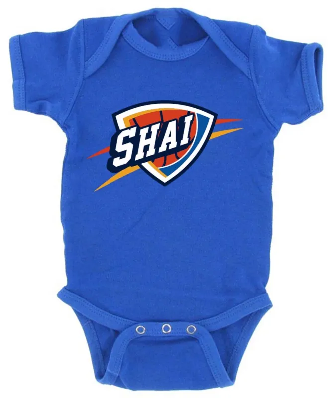 Baby-Onesie-Shai-Gilgeous-Alexander-Sga-Oklahoma-City-Thunder-Creeper-Romper Baby Onesie Shai Gilgeous Alexander Sga Oklahoma City Thunder Creeper Romper