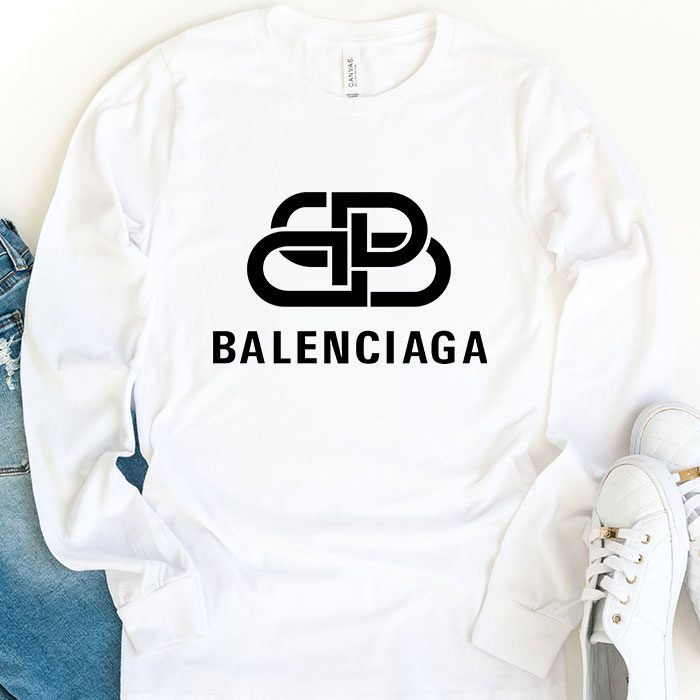 Balenciaga-BB-Logo-Luxury-Kid-Tee-Unisex-Longsleeve-Shirt-LTB0681-1