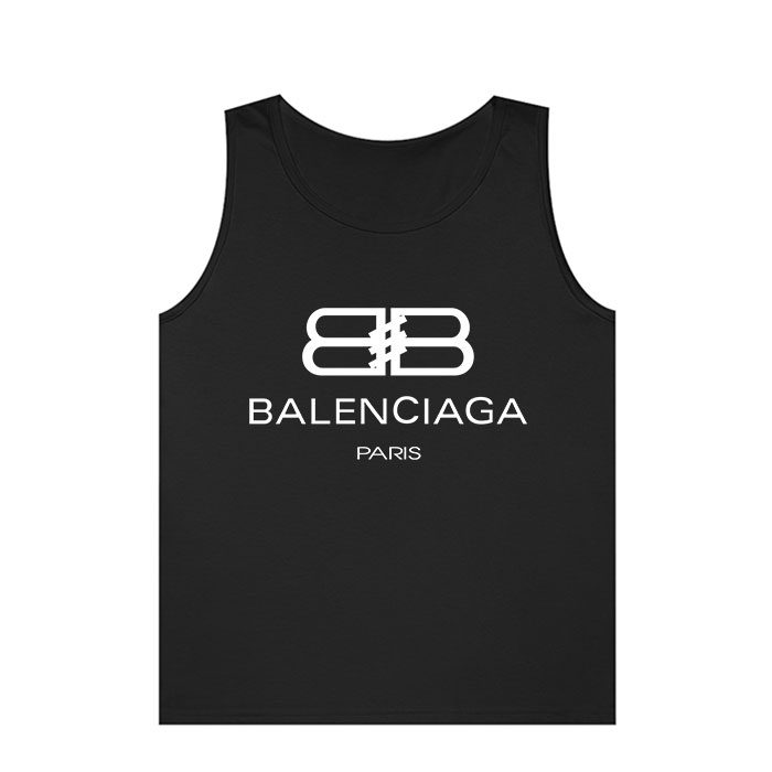 Balenciaga-BB-Paris-Logo-Luxury-Unisex-Tank-Top-TTTB0823 Balenciaga BB Paris Logo Luxury Unisex Tank Top TTTB0823