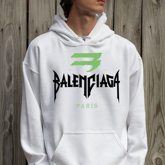 Balenciaga-Paris-Metal-Logo-Unisex-Pullover-Hoodie-HTB0946-2