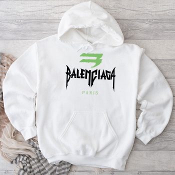 Balenciaga Paris Metal Logo Unisex Pullover Hoodie HTB0946