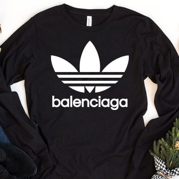 Balenciaga x Adidas Logo Kid Tee Unisex Longsleeve Shirt LTB0694