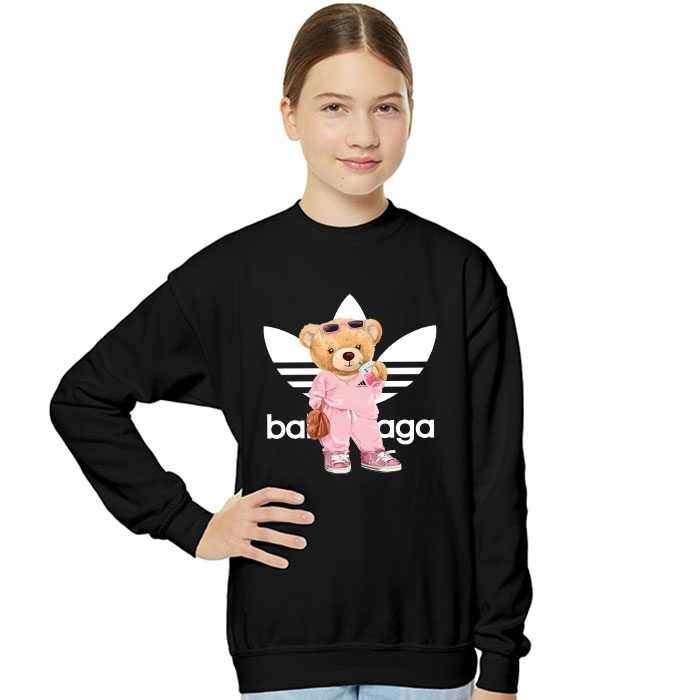 Balenciaga-x-Adidas-Teddy-Bear-Logo-Crewneck-Sweatshirt-CSTB0727-1
