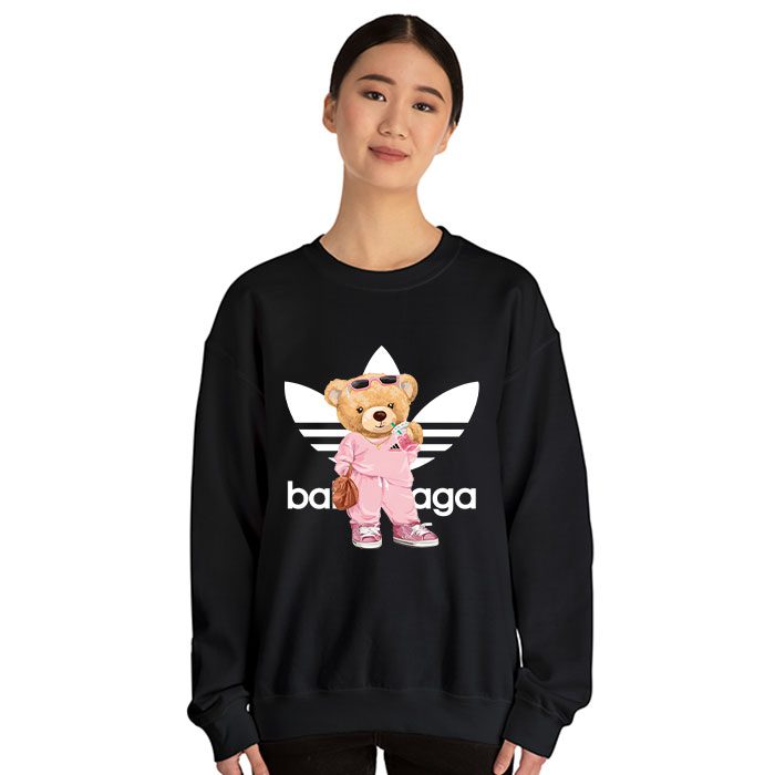 Balenciaga-x-Adidas-Teddy-Bear-Logo-Crewneck-Sweatshirt-CSTB0727-2