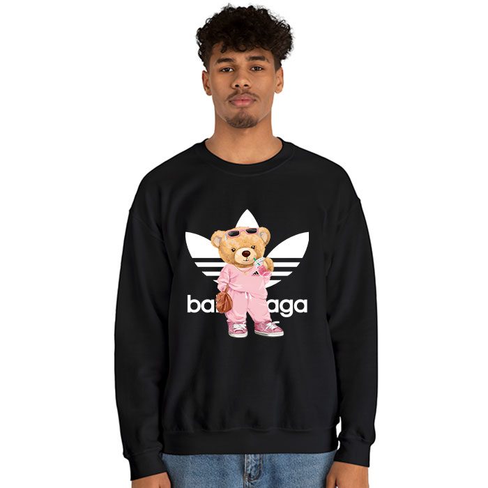 Balenciaga-x-Adidas-Teddy-Bear-Logo-Crewneck-Sweatshirt-CSTB0727-3