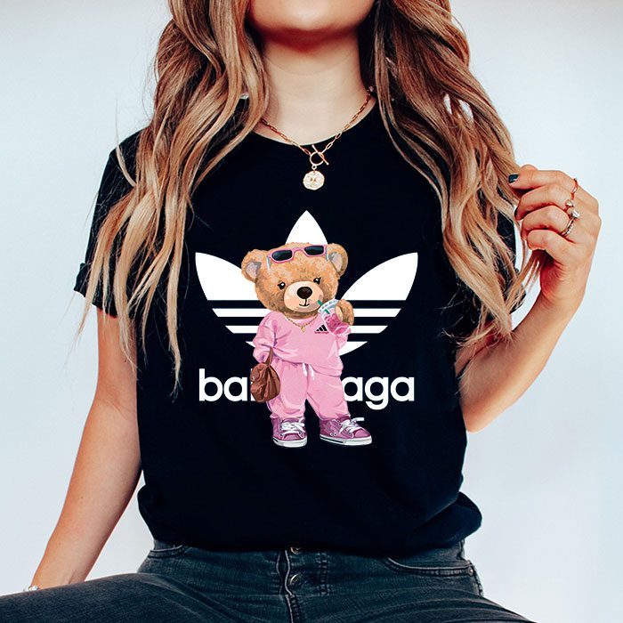 Balenciaga-x-Adidas-Teddy-Bear-Logo-Kid-Tee-Unisex-T-Shirt-TTB1734-1