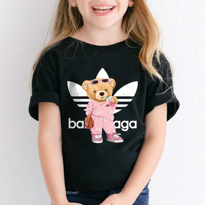 Balenciaga-x-Adidas-Teddy-Bear-Logo-Kid-Tee-Unisex-T-Shirt-TTB1734-3