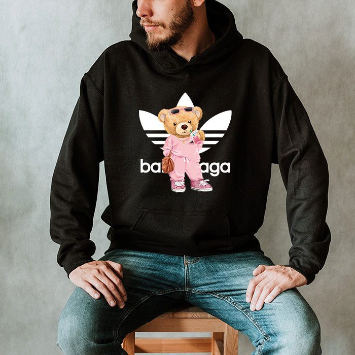 Balenciaga-x-Adidas-Teddy-Bear-Logo-Unisex-Pullover-Hoodie-HTB0962-2