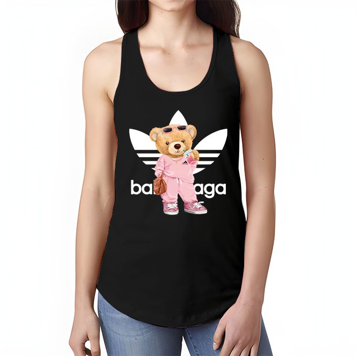 Balenciaga-x-Adidas-Teddy-Bear-Logo-Unisex-Tank-Top-TTTB0849-2