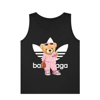 Balenciaga x Adidas Teddy Bear Logo Unisex Tank Top TTTB0849