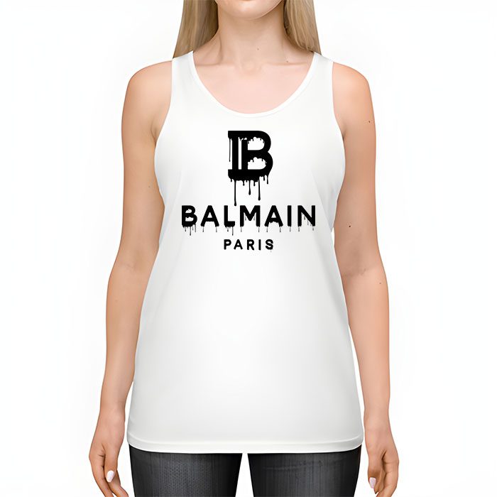 Balmain-Drip-Logo-Unisex-Tank-Top-TTTB1017-3