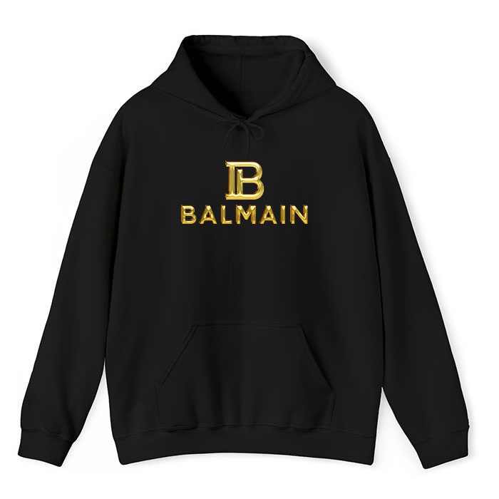 Balmain-Gold-Logo-Luxury-Unisex-Pullover-Hoodie-HTB1131-1