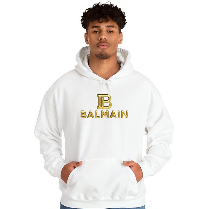 Balmain-Gold-Logo-Luxury-Unisex-Pullover-Hoodie-HTB1131-3