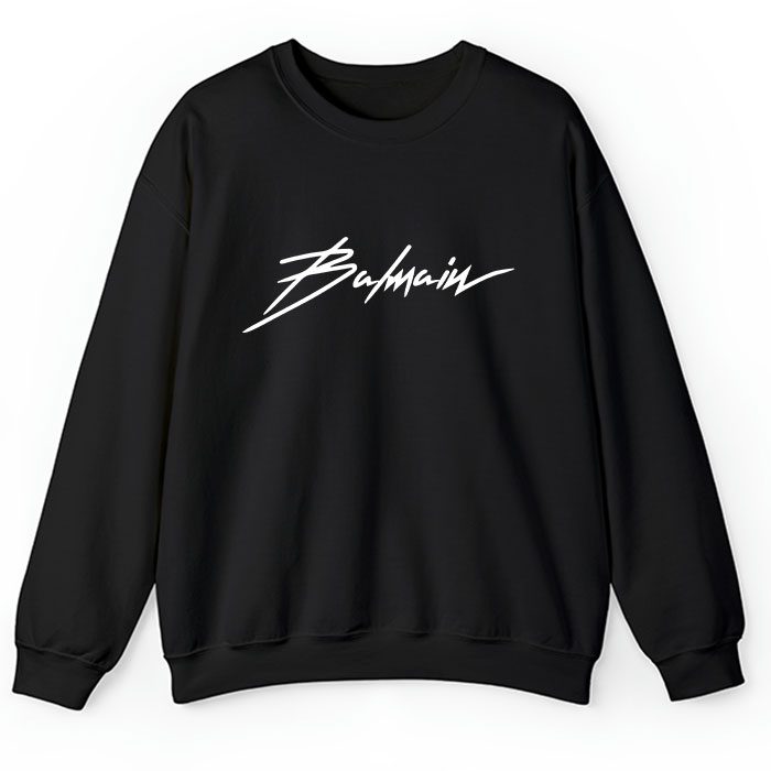 Balmain-Logo-Luxury-Crewneck-Sweatshirt-CSTB0865 Balmain Logo Luxury Crewneck Sweatshirt CSTB0865