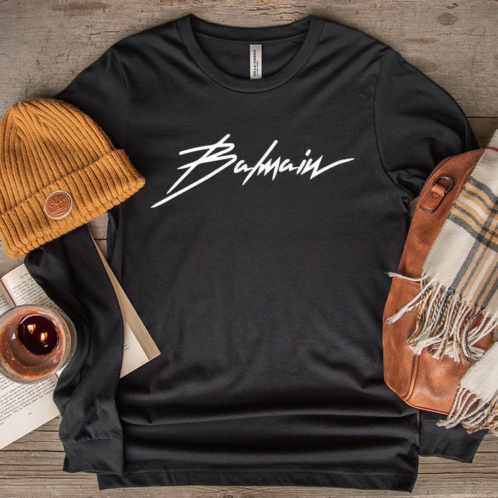 Balmain-Logo-Luxury-Kid-Tee-Unisex-Longsleeve-ShirtLTB0846-1