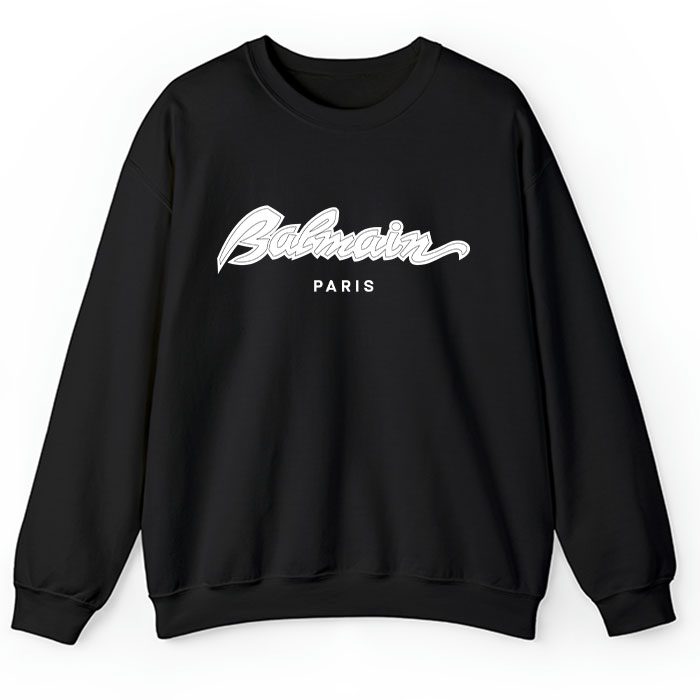 Balmain-Paris-70S-Crewneck-Sweatshirt-CSTB0885 Balmain Paris 70S Crewneck Sweatshirt CSTB0885