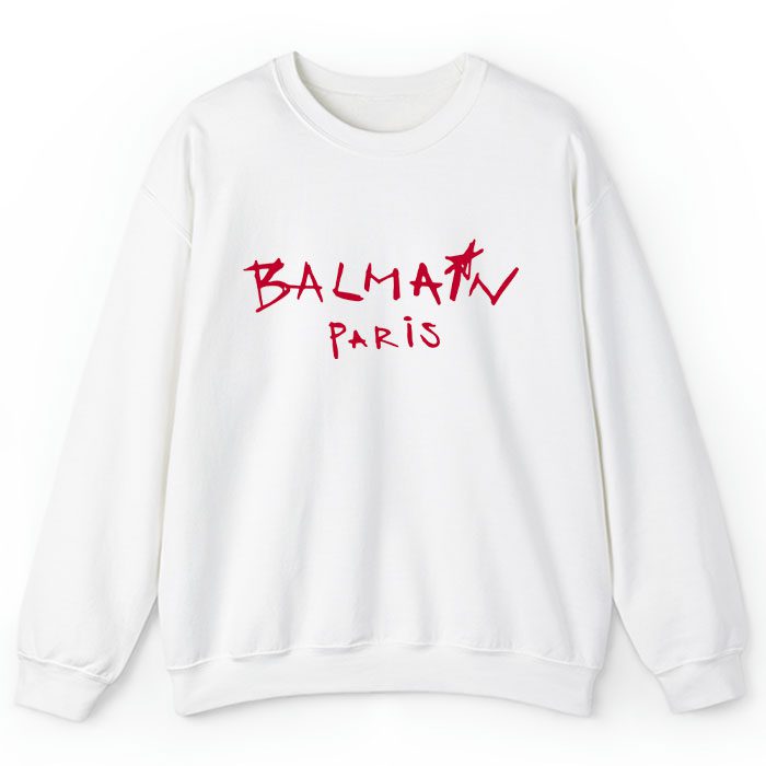 Balmain-Paris-Graffiti-Crewneck-Sweatshirt-CSTB0884-1