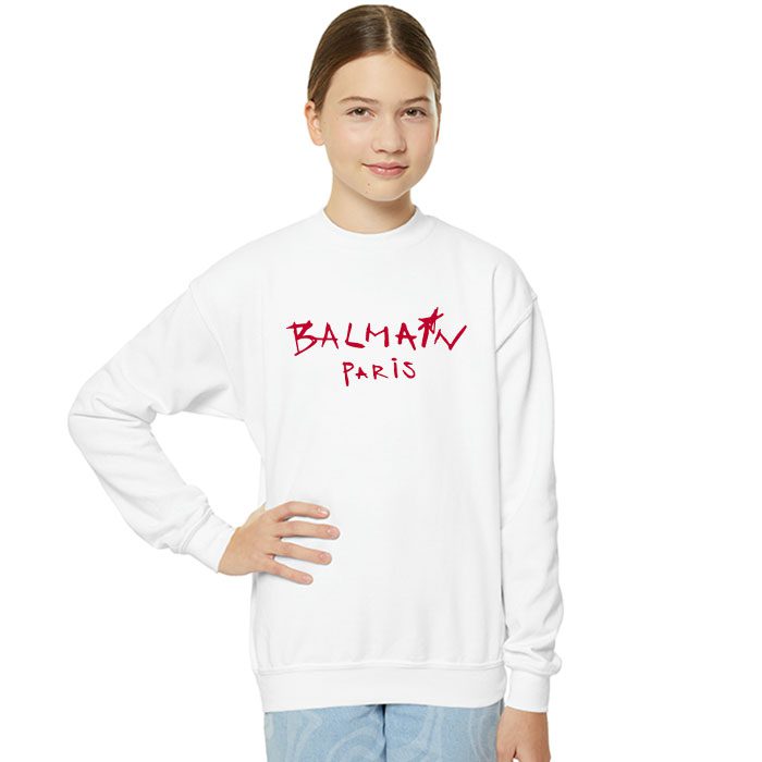 Balmain-Paris-Graffiti-Crewneck-Sweatshirt-CSTB0884-3