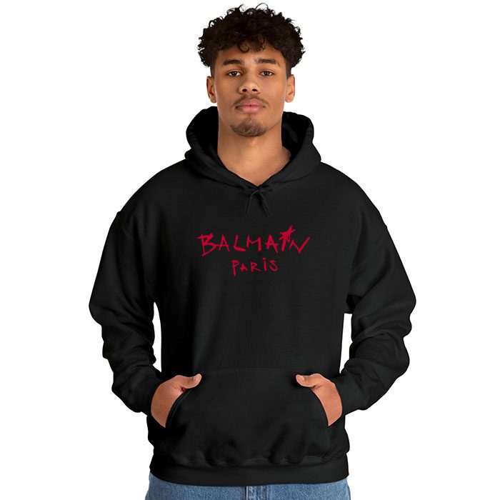 Balmain-Paris-Graffiti-Unisex-Pullover-Hoodie-HTB1119-2