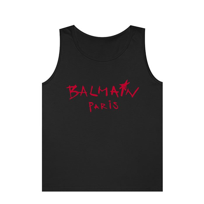 Balmain-Paris-Graffiti-Unisex-Tank-Top-TTTB1006-1
