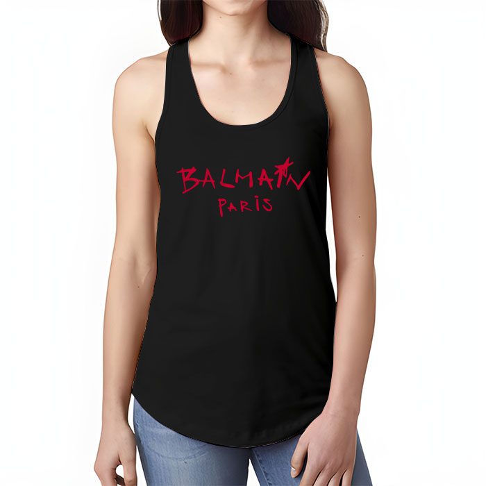 Balmain-Paris-Graffiti-Unisex-Tank-Top-TTTB1006-2
