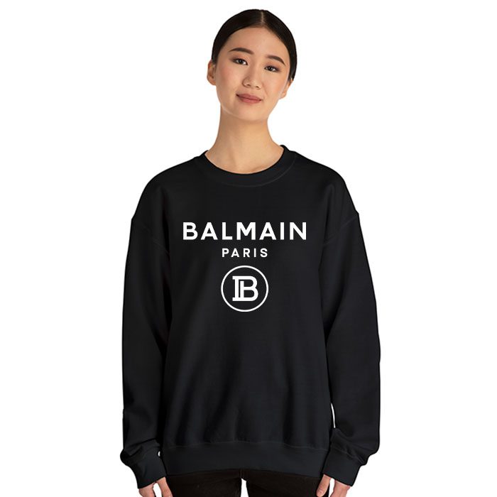 Balmain-Paris-Logo-Crewneck-Sweatshirt-CSTB0863-2
