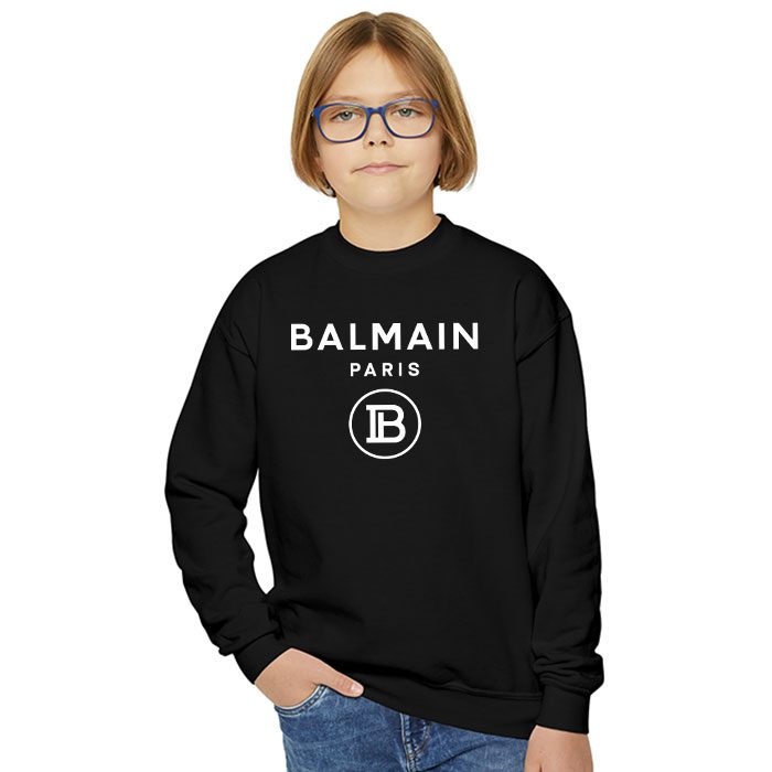 Balmain-Paris-Logo-Crewneck-Sweatshirt-CSTB0863-4