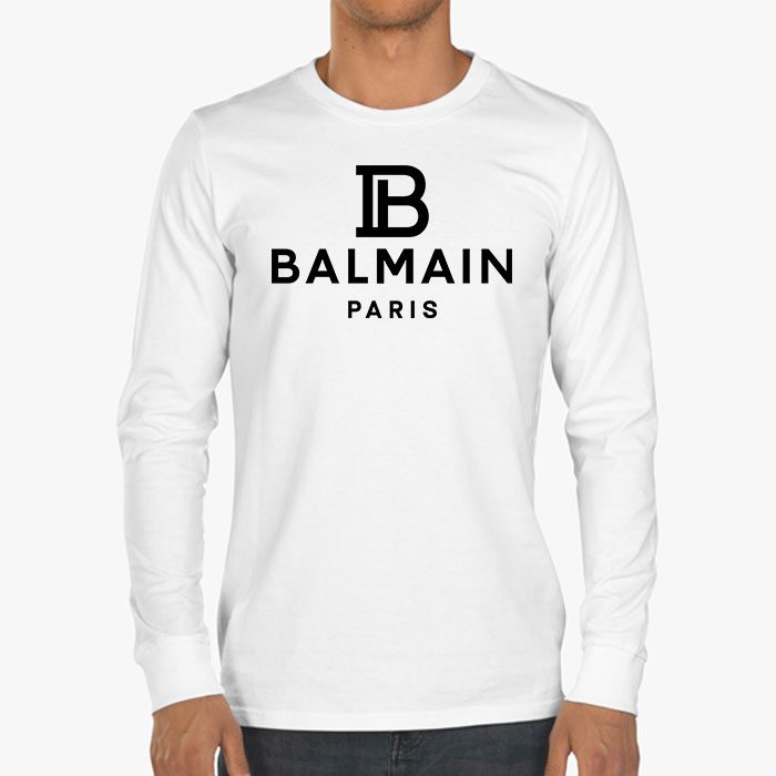 Balmain-Paris-Logo-Kid-Tee-Unisex-Longsleeve-ShirtLTB0843-3