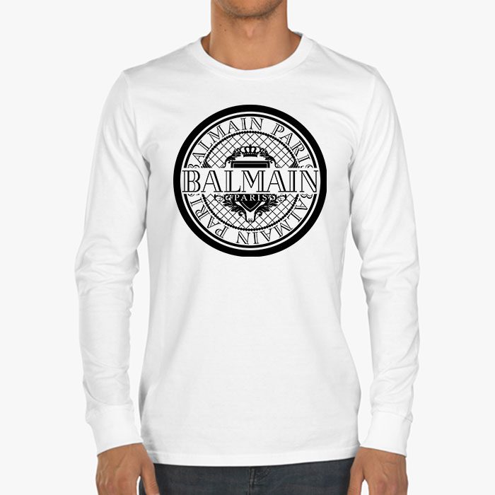 Balmain-Paris-Logo-Kid-Tee-Unisex-Longsleeve-ShirtLTB0870-3