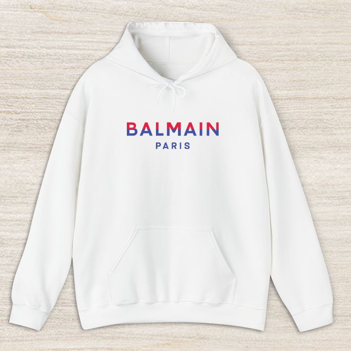 Balmain-Paris-Logo-Unisex-Pullover-Hoodie-HTB1102 Balmain Paris Logo Unisex Pullover Hoodie HTB1102