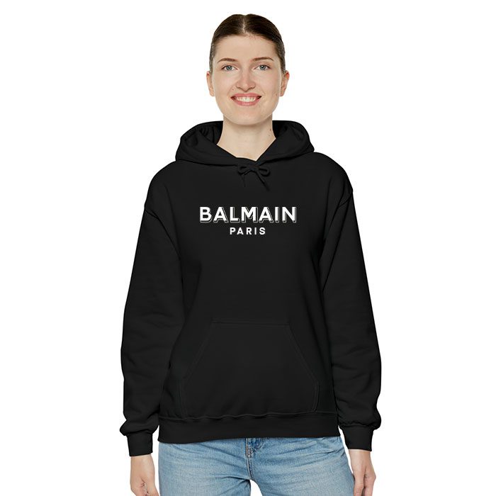 Balmain-Paris-Logo-Unisex-Pullover-Hoodie-HTB1121-2