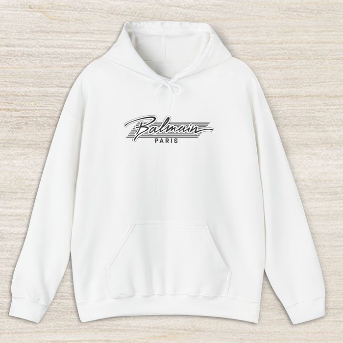 Balmain-Paris-Logo-Unisex-Pullover-Hoodie-HTB1122 Balmain Paris Logo Unisex Pullover Hoodie HTB1122