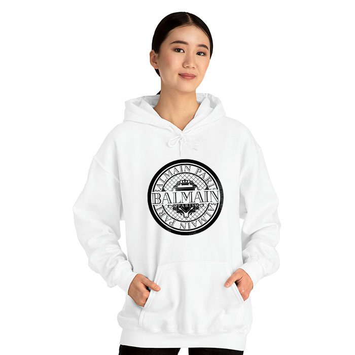 Balmain-Paris-Logo-Unisex-Pullover-Hoodie-HTB1124-2